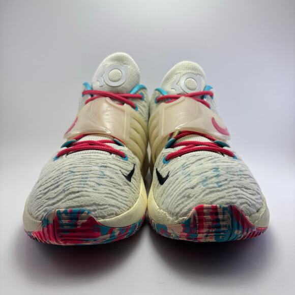 NIKE KD 14 “Cashmere/White/Turquoise” Shoes Men’s Size 13 - Picture 2 of 12